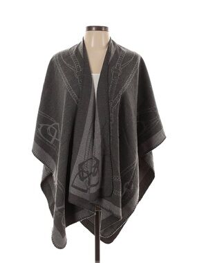 Lauren by Ralph Lauren  Dark Gray Equine Pattwen Wrap